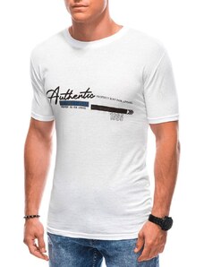 Buďchlap Autentické biele pánske tričko S1900