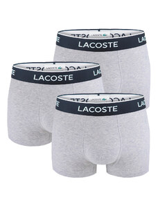 LACOSTE - boxerky Lacoste ultra comfortable stretch cotton gray