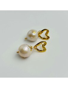 TWINOLO Dámske náušnice s perlou A309