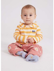 Tričko s dlhým rukávom pre bábätká Bobo Choses žltá farba