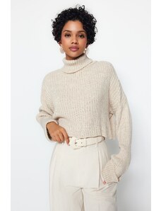 Trendyol Stone Crop Basic Pletený sveter