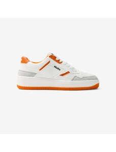 MoEa Vegan Sneakers Orange White Suede - Gen1