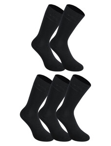 5PACK ponožky Styx high bamboo čierne (5HB960) M