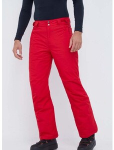 Nohavice Columbia Bugaboo červená farba