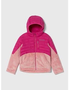 Detská bunda Columbia ružová farba
