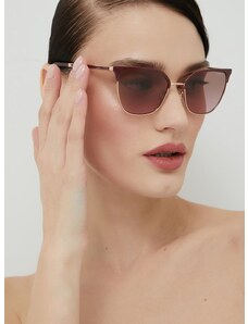 Slnečné okuliare VOGUE dámske, ružová farba