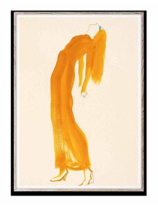PAPER COLLECTIVE Plagát bez rámu The Saffron Dress 30 × 40 cm