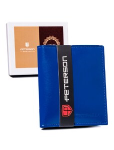 Peterson Dámska kožená peňaženka PTN RD-230-MCL BLUE