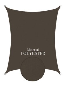anndora Slnečná clona 3x4m Polyester — antracit