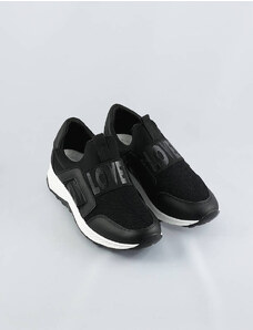 COLIRES Čierne dámske topánky slip-on (C1003)