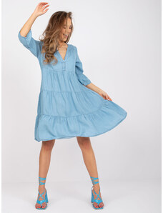 FPrice Dámske šaty-D74501M30214M250-svetlo modré