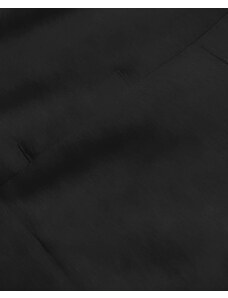 J.STYLE Čierny dámsky dres - mikina so stojačikom a nohavice (8C70-3)