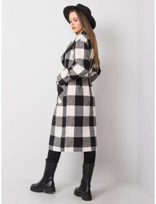 FPrice Dámsky kabát LK EN 508286.17X biely a čierny