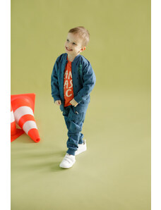 Pinokio Orange Flipová bunda námornícka modrá