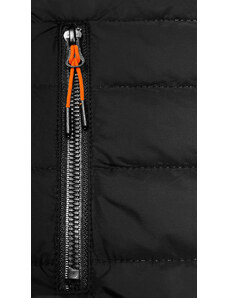 J.STYLE Čierno-grafitová ľahká dámska športová bunda (8M913-392)