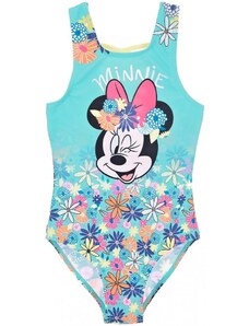 SunCity Dievčenské jednodielne kvetované plavky Minnie Mouse