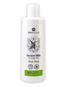 Fresh Secrets - Madis Madis Fresh Secrets Shower gel Donkey milk & Aloe vera - Sprchovací gél s oslím mliekom a aloe vera 200 ml
