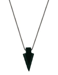 Nefritový hrot šípu - náhrdelník pre mužov - L-69cm Trimakasi
