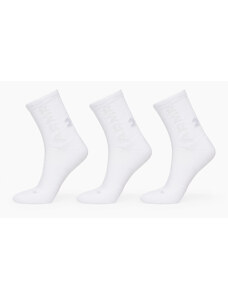 Pánske ponožky Under Armour 3-Maker Cushioned Mid-Crew 3-Pack Socks White