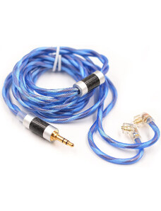 KZ 90-10 OCC 498 Core vylepšujúci kábel 0,75 mm C-pin, 3,5 mm Jack, bez mikrofónu