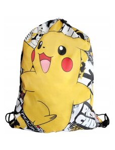 DIFUZED Vrecko na prezuvky / vak na chrbát Pokémon Pikachu - 33 x 41 cm