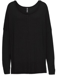 bonprix Pletený pulóver, oversized, farba čierna