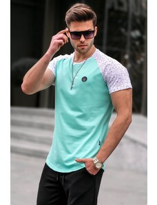 Madmext Green Basic Men's T-Shirt 4523