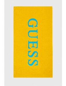 Guess Jeans F3GZ00 SG00P plážová osuška žltá 180x100