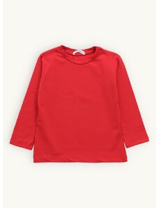 TRENDOVA Detské tričko bez potlače červené