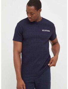 Bavlnené tričko Tommy Hilfiger tmavomodrá farba,jednofarebný,UM0UM03116
