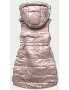Lesklá béžová vesta s kapucí model 18001619 - S'WEST