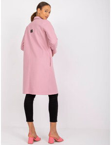 FPrice Dámský kabát 0402.33P světle růžový - RUE PARIS