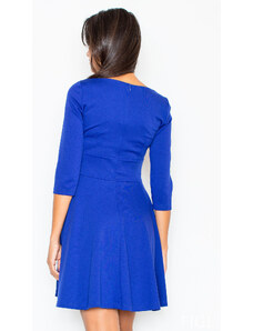 Veronica M081 Modré šaty - Figl