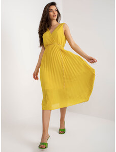 FPrice Sukienka DHJ SK 13168.21X ciemny żółty