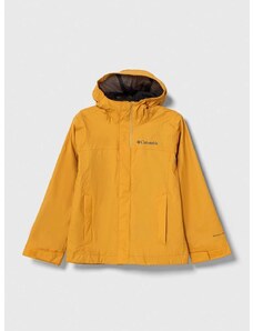 Detská bunda Columbia Watertight Jacket žltá farba