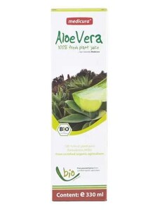 Aloe vera šťava 99,8% BIO - 330ml, Medicura