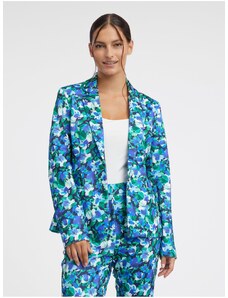Orsay Green-Blue Ladies Floral Womens Jacket - Ladies