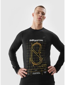 4F Unisex regular tričko s dlhým rukávom a potlačou 4F x Drift Masters