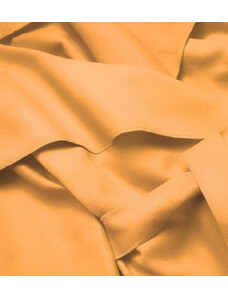 MADE IN ITALY Žlutý dámský minimalistický kabát (747ART)