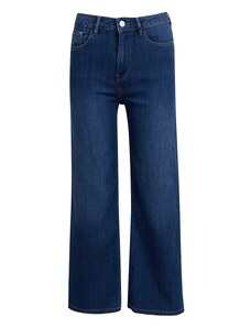 Orsay Dark Blue Women Wide Jeans - Women