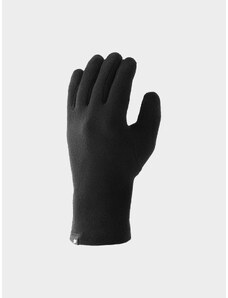 4F Unisex flísové rukavice - čierne