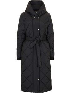 bonprix Ľahko prešívaný kabát so šálovým golierom, farba čierna, rozm. 54