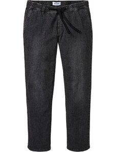 bonprix Voľné džínsy, Regular Fit, komfortný strih, rovné, farba šedá, rozm. 46