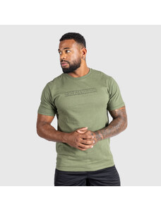 Pánske fitness tričko Iron Aesthetics Glam, vojenská zelená