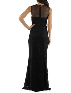 Společenské a šaty krajkové dlouhé Paris černé Černá / XS Paris model 15042637 - CHARM'S Paris
