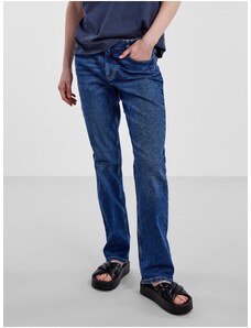 Blue Women's Straight Fit Jeans Pieces Kesia - Women's