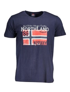 NORWAY 1963 Perfektné Pánske Tričko Big Logo Tmavo Modré Tmavo Modrá XL