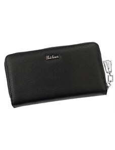 Eslee praktická čierna matná dámska peňaženka