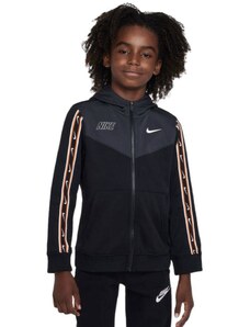 Nike Sportswear Repeat-Big Kids' (Boys') Full-Zip Hoodie BLACK