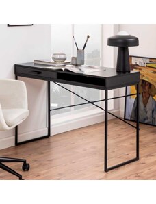 ACTONA Kancelársky stôl Seaford − čierna